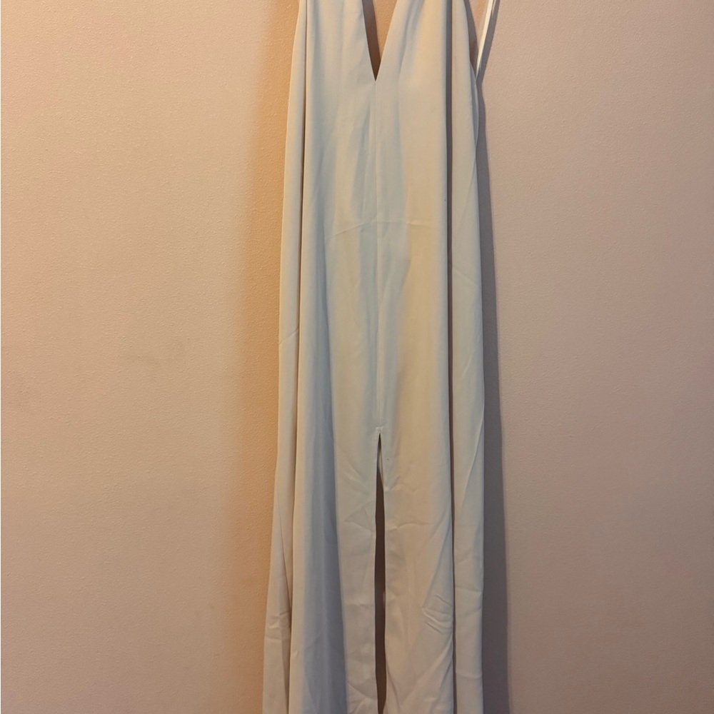 Babaton Bone Britannic Halter Dress